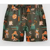 The Dudes European Fantasy Brown Boardshorts svart