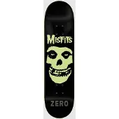 Zero Misfits Fiend Skull Gitd 8.5" Skateboard Deck svart