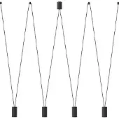 Nowodvorski Lighting Hengelampe More Eye, 4 lyskilder, svart