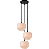 Lucide Medine pendellampe, opal, Ø 46 cm, glass, 3 lyskilder, E27