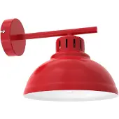 Luminex Sven taklampe, 1 lyskilde, rød, stål, E27