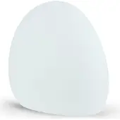 Lyora Stone L utelampe, 80 x 65 cm, hvit, plast, IP44