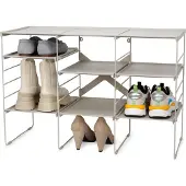 Joseph Joseph Level Plus Large justerbar skostativ Ecru