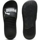 Puma Popcat 20 Slides Unisex, Shoes, Black/Black/White, 48.5