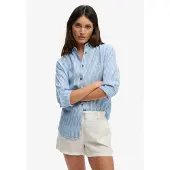 Superdry Premium Linen Bd Slim Skjorte Med Lange Ermer