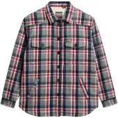 Superdry for woman. W4010431A Multicolor Borg Check overshirt (XL), Casual, Cotton, Long sleeve