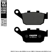 Galfer Fd103g1054 Sintrede Bremseklosser