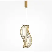Maytoni LED-hengelampe Shadows of the past, messing