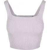 Urban Classics Cropped Knit Ermeløs Topp