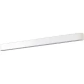 Euluna Vegglampe Soft, bredde 90 cm, hvit, aluminium, G13