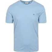 Gant for man. 2003184 Shield T-shirt blue (XXL), Casual, Cotton, Short sleeve, Sustainable