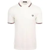 Fred perry for man. M3600 White Twin Tipped Polo Shirt (3XL), Casual, Cotton, Short sleeve
