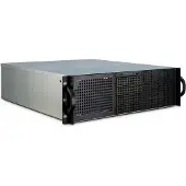 Inter-Tech IPC 3U-30248 - Kabinett - Server (Rack) - Svart
