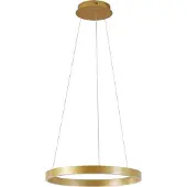LUCANDE LED-hengelampe Yonam, Ø 60 cm, 1 lyskilde, gull, CCT