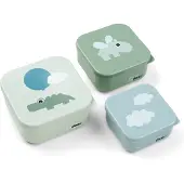 Done by Deer Snackbox - Happy Clouds - 3-pack - Grønn - - OneSize - Matboks