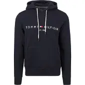 Tommy Hilfiger Core Hettegenser Mørkeblå Blå Størrelse