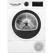 Bosch Serie 6 WQG2420WSN tørketrommel med varmepumpe 9 kg 59,8 cm, hvit