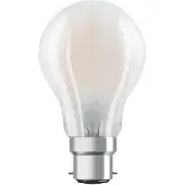 Osram LED-pære B22d Classic 827 6,5 W 2-pakk matt