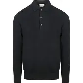 Profuomo Profuoo Langeret Poloskjorte Luxury Basic arineblå Blå ørkeblå Størrelse
