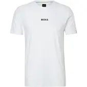 BOSS for man. 50559199 Active T-shirt slim fit white (M), Casual, Cotton, Short sleeve