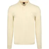 Hugo Boss Polo Passerby Off-white Gul Størrelse