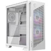 MSI MPG VELOX 300R AIRFLOW PZ - Mid tower - utvidet ATX (E-ATX) - sidepanel med vindu (herdet glass) - ingen strømforsyning (ATX) - hvit - USB/lyd