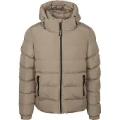 Superdry for man. M5011905A Hooded Sports padded jacket taupe (XXL), Casual, Polyester