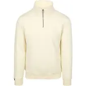 Superdry for man. M2013750A Off-white Essential Logo Henley Sweatshirt (L), Casual, Cotton