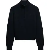 Superdry Essentials Slim Knit Halv Glidelås Genser