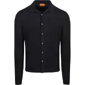 Suitable Cardigan Skjorte erino Navy Blå ørkeblå Størrelse
