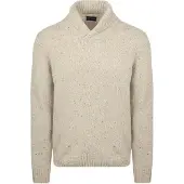 Suitable Genser Sjal Tweed Eco Ull Ecru Beige Off-white Størrelse
