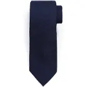 Suitable Slips Silke Rough Oxford Navy Blå Mørkeblå