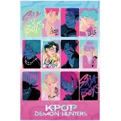 Pyramid - K-POP DEMON HUNTERS (LIGHT AND DARK) MAXI POSTER - Plakat