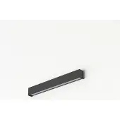 Euluna Vegglampe Straight S, 62 cm, grafitt