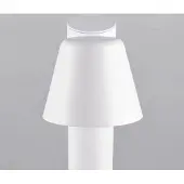 TRIO Veilampe Beni, matt hvit, høyde 100 cm, metall