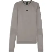 BOSS for man. 50553801 Gray crew neck sweater (L), Casual, Grey, Cotton
