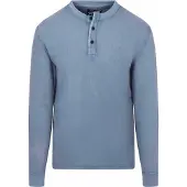 Superdry Lite Textured Grandad Langarmet T-skjorte