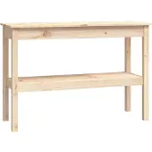 vidaXL Konsollbord 110x40x75 cm heltre furu