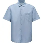 Salsa Jeans 21011022 Linen Skjorte Med Lange Ermer