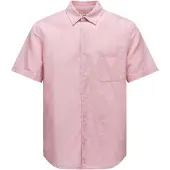 Salsa Jeans 21011022 Linen Skjorte Med Lange Ermer