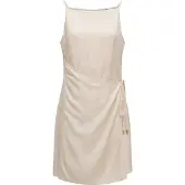 Salsa Jeans 21012080 Linen Ermeløs Kort Kjole