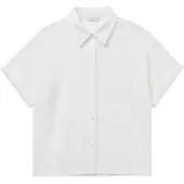 Gisela Beach Structured Fabric Kortarmet Skjorte