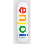 Enjoi Spectrum R7 8.25" Skateboard Deck hvit