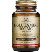Solgar L-glutamin 500 mg, 50 kapsler