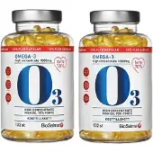 BioSalma 2 x Omega3 Forte 70% 1000 mg 132 kapsler