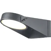 ELSTEAD Utendørs LED-vegglampe Zola, rustfritt stål, grå