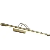 LINDBY LED-bildelampe Mailine med bryter, messing
