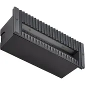 LUCANDE LED innfelt vegglampe Tavion, 25 cm, antrasitt, IP65