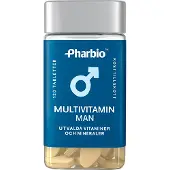 Pharbio Multivitamin Mann 120 tabletter