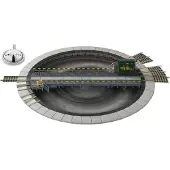 Fleischmann 6152 H0 dreieskive for spor (rett)